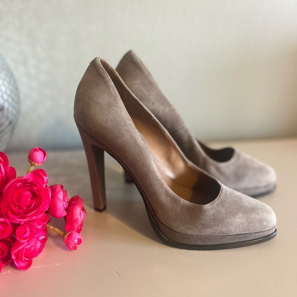 UGG brand suede heels! New, never worn.